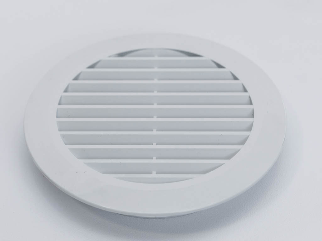 BE- & ENTLÜFTUNGSGITTER RUND INKL. VERSTÄRKUNGSRING d125